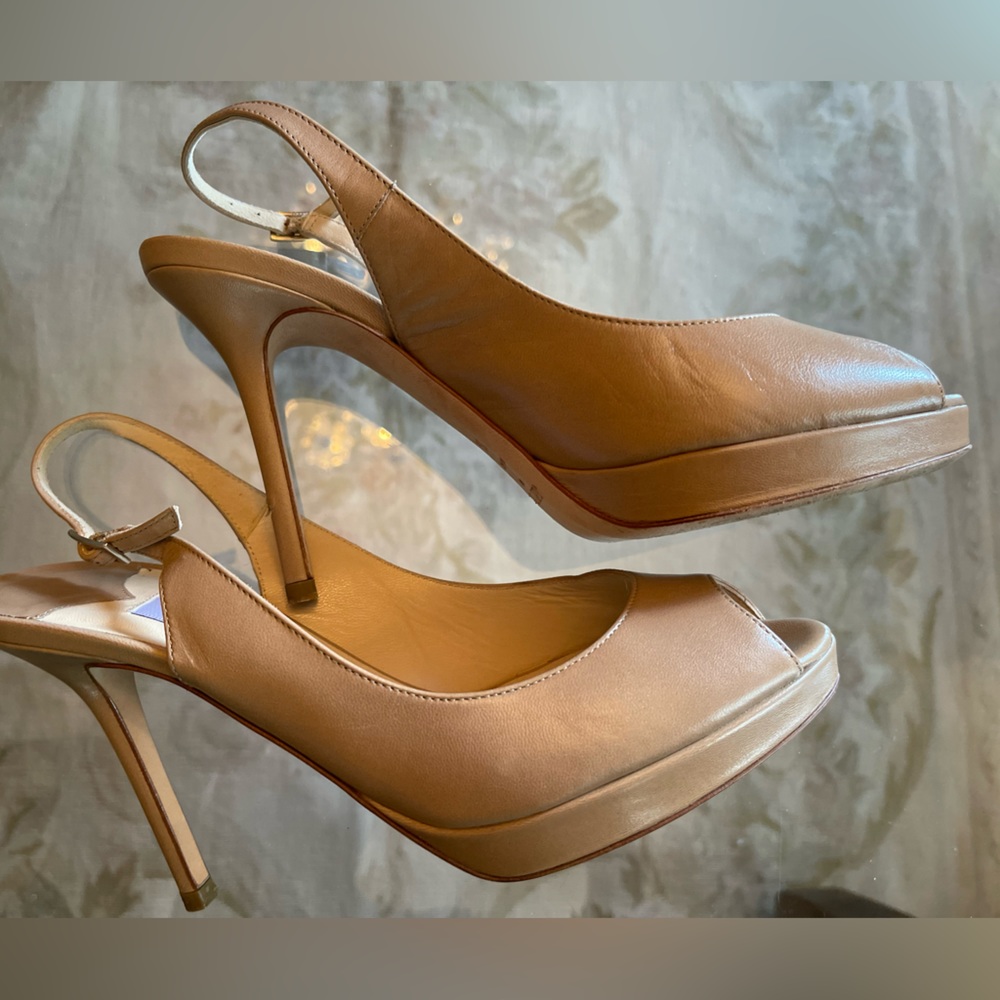 Jimmy Choo platform pumps only used twice